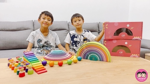 ColorFan彩虹積木/歐美超夯的益智積木/多種玩法/解鎖孩子們的創造力